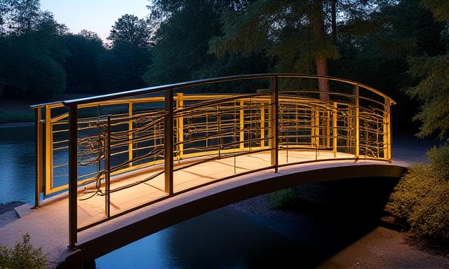 Maßgeschneidertes Brückendesign für ein privates Anwesen