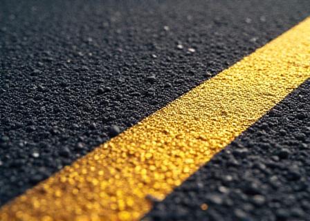 Meisterhafte Oberflächenstruktur einer Asphaltstraße